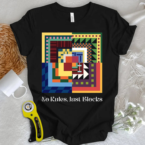 T-shirt Mente da quilter moderno