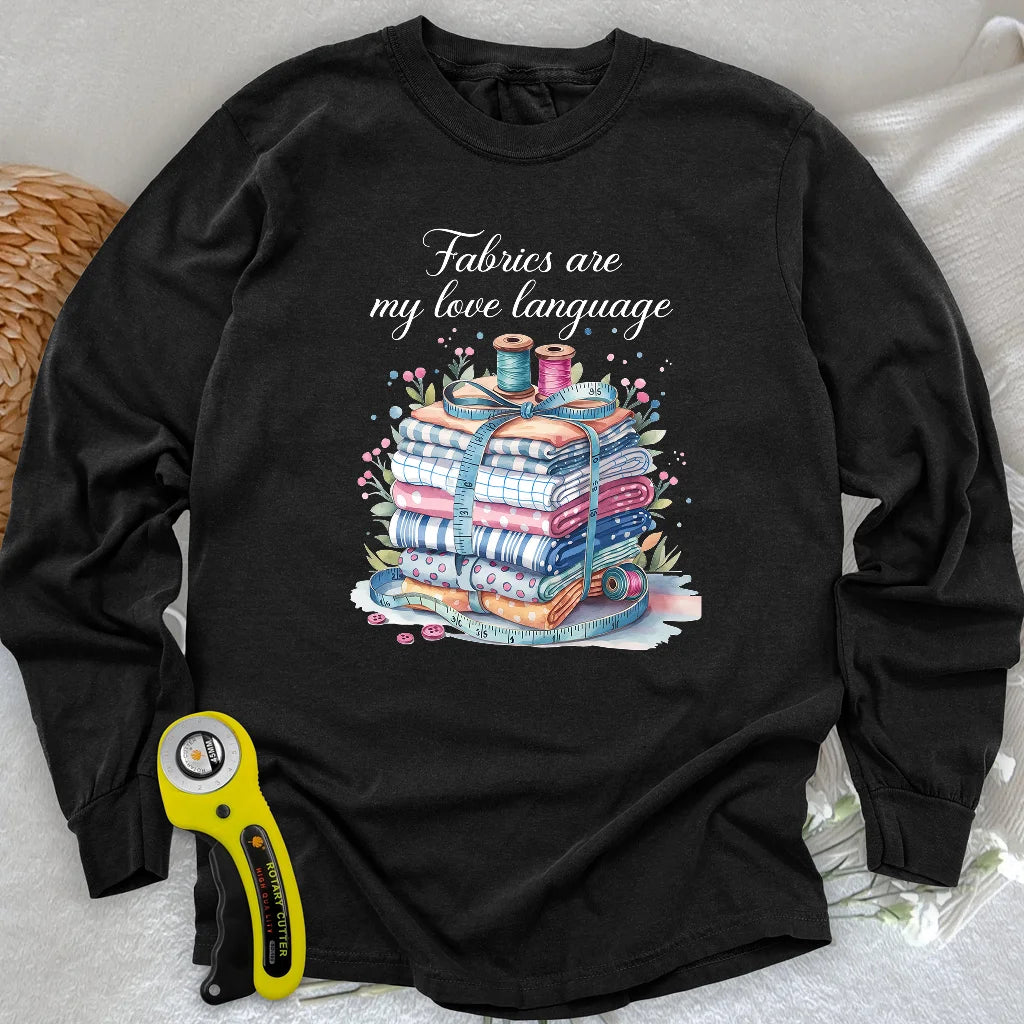 Mein Love Language Langarm-T-Shirt