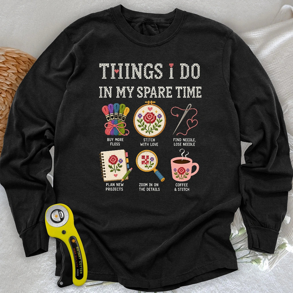 Needlework Hobbyist Long Sleeve T-shirt