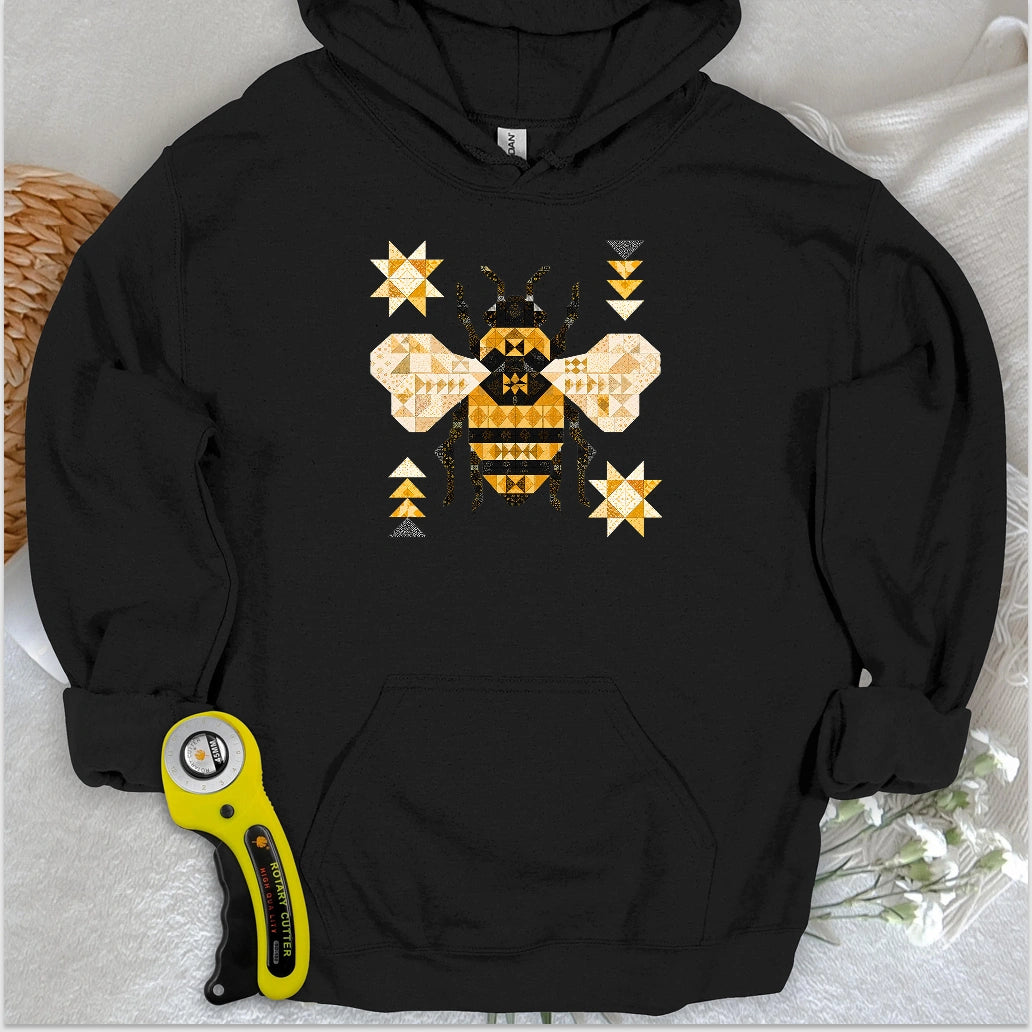Patchwork Bee Hoodie