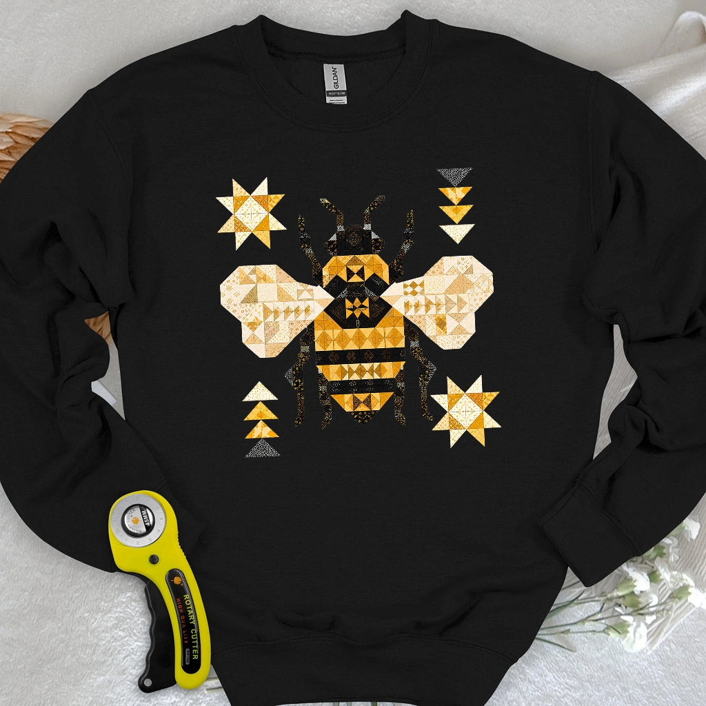 Patchwork Bee Sweatshirt