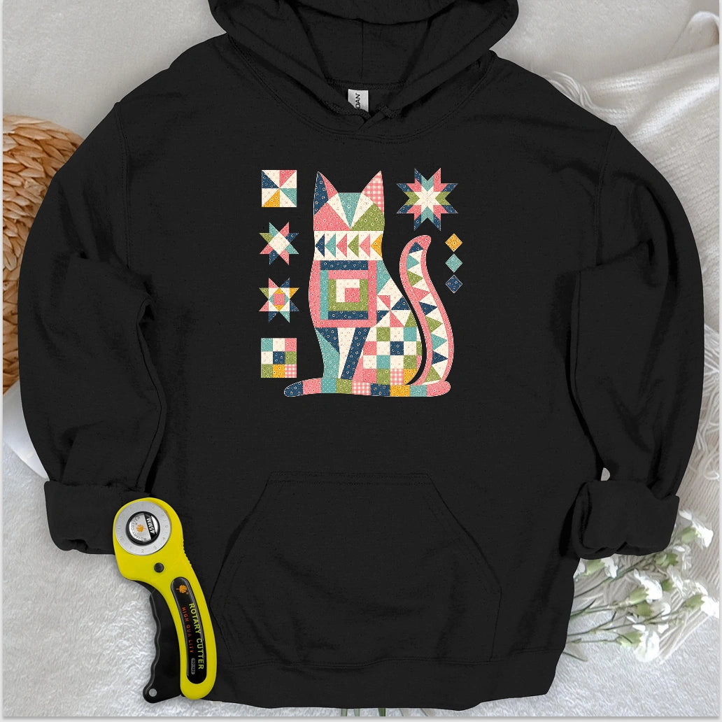 Patchwork Cat Hoodie