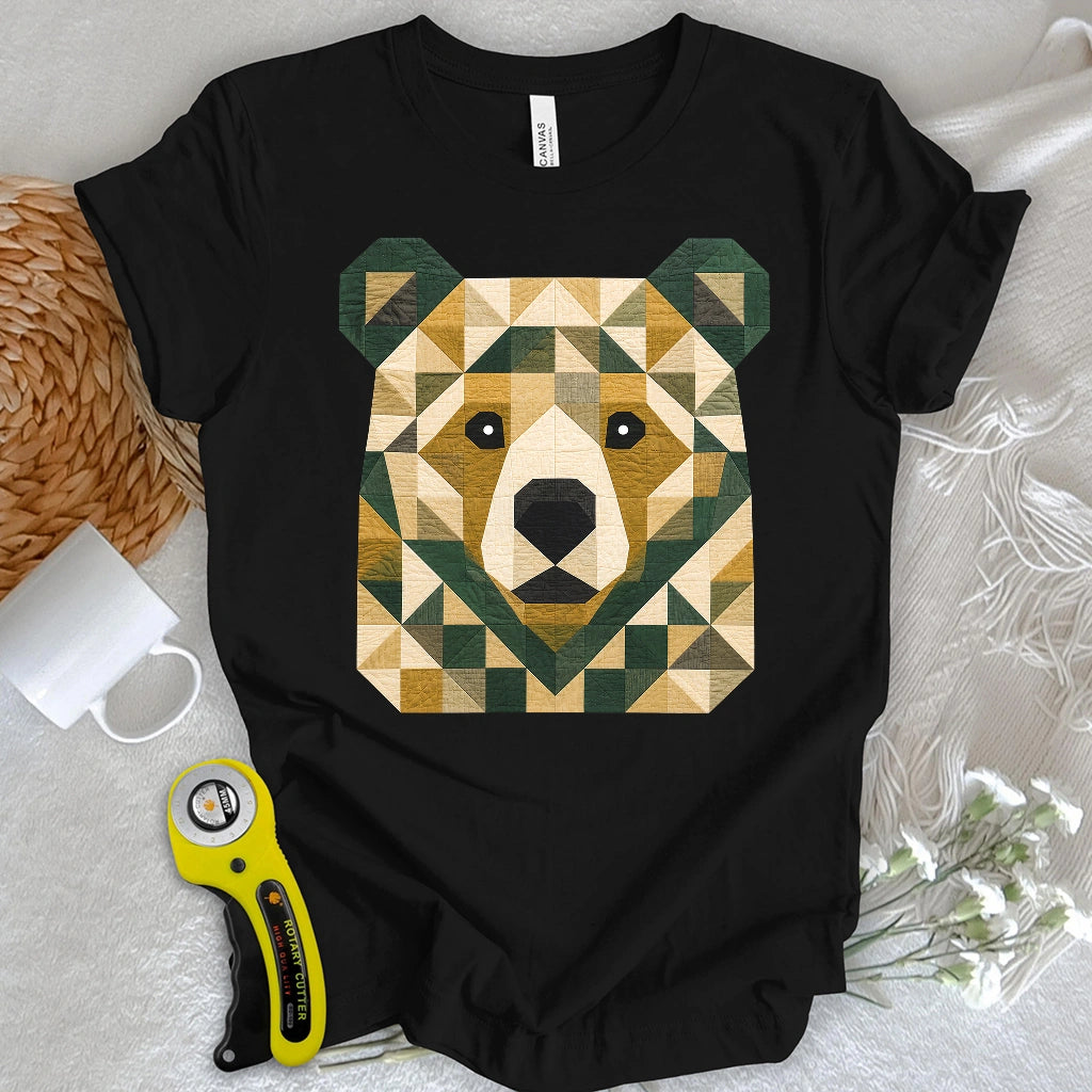 Patchwork Forest Bear T-shirt