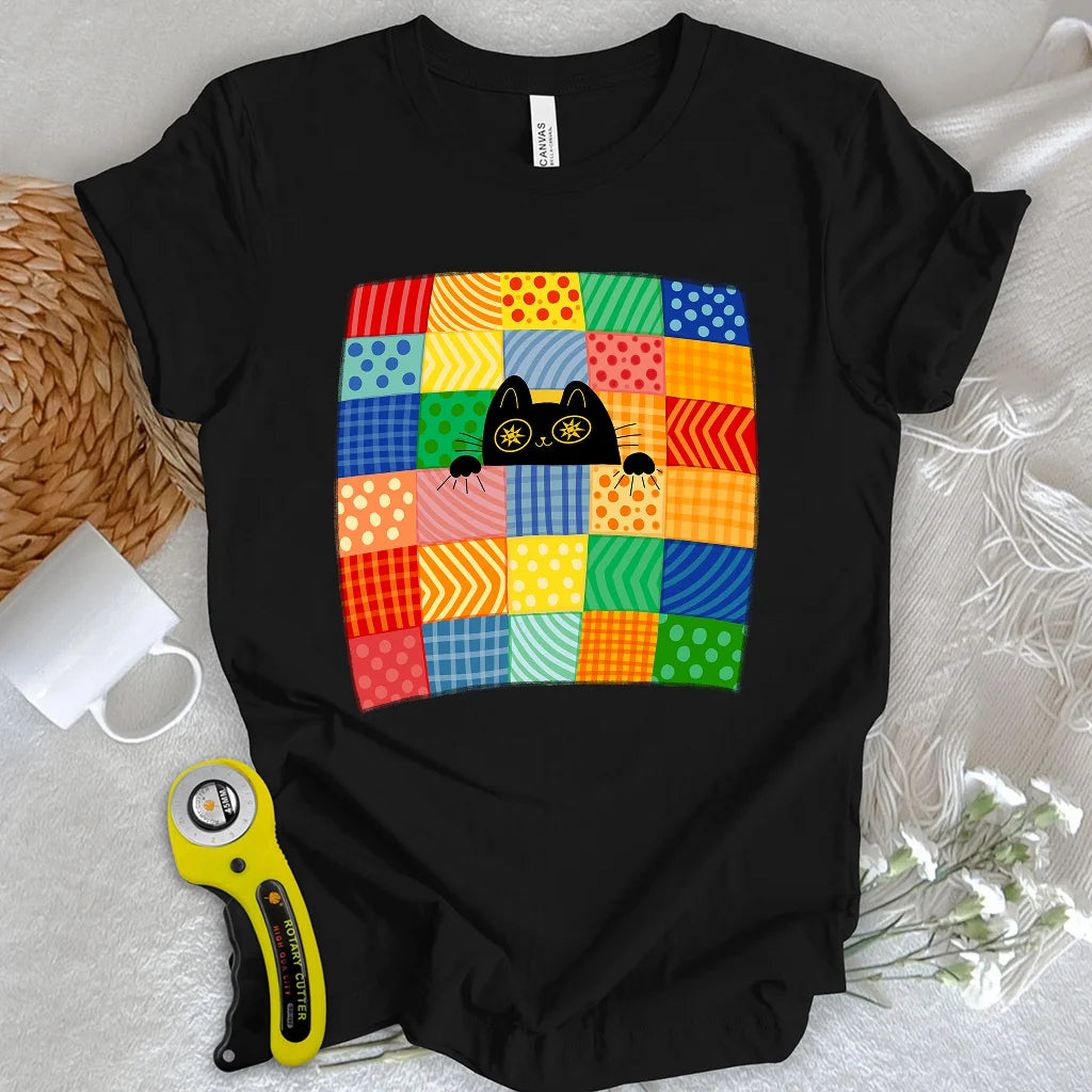 Patchwork Kitty T-shirt