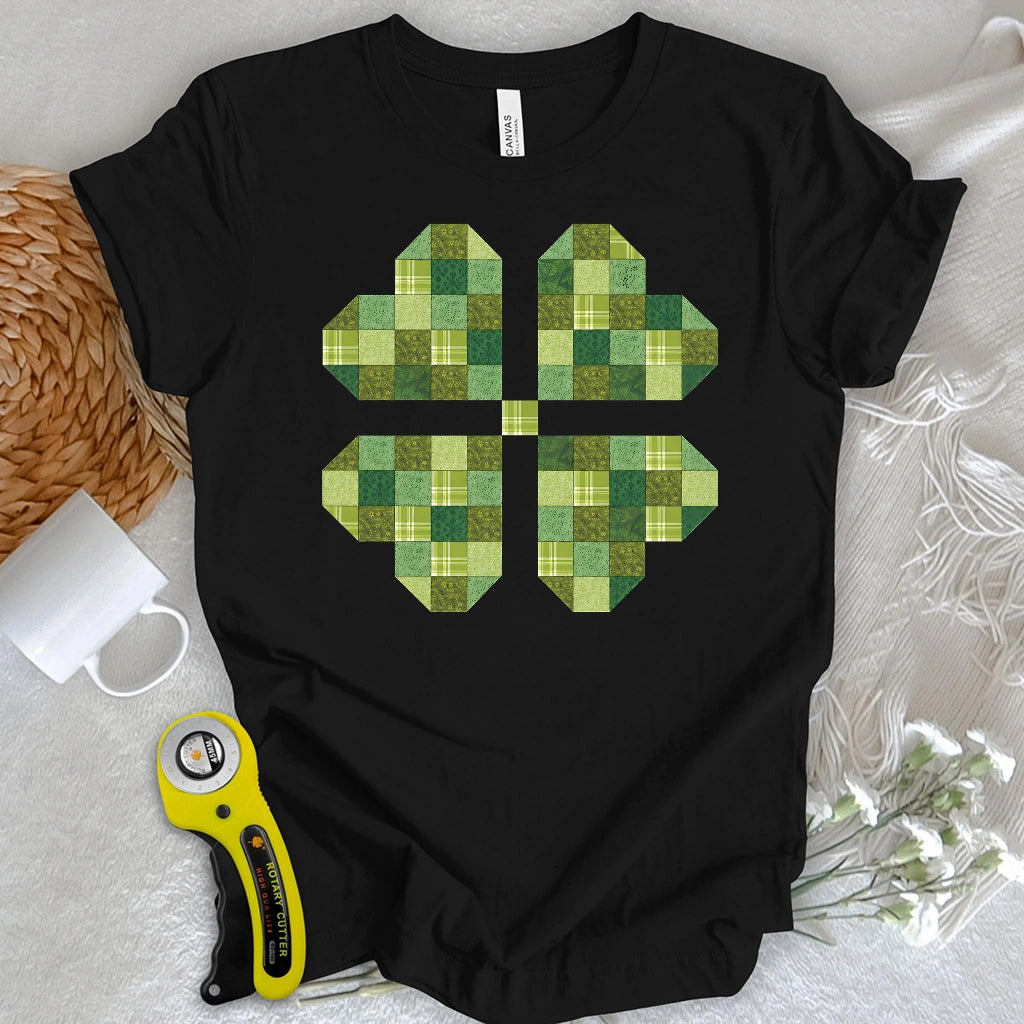 Patchwork Lucky Clover T-shirt
