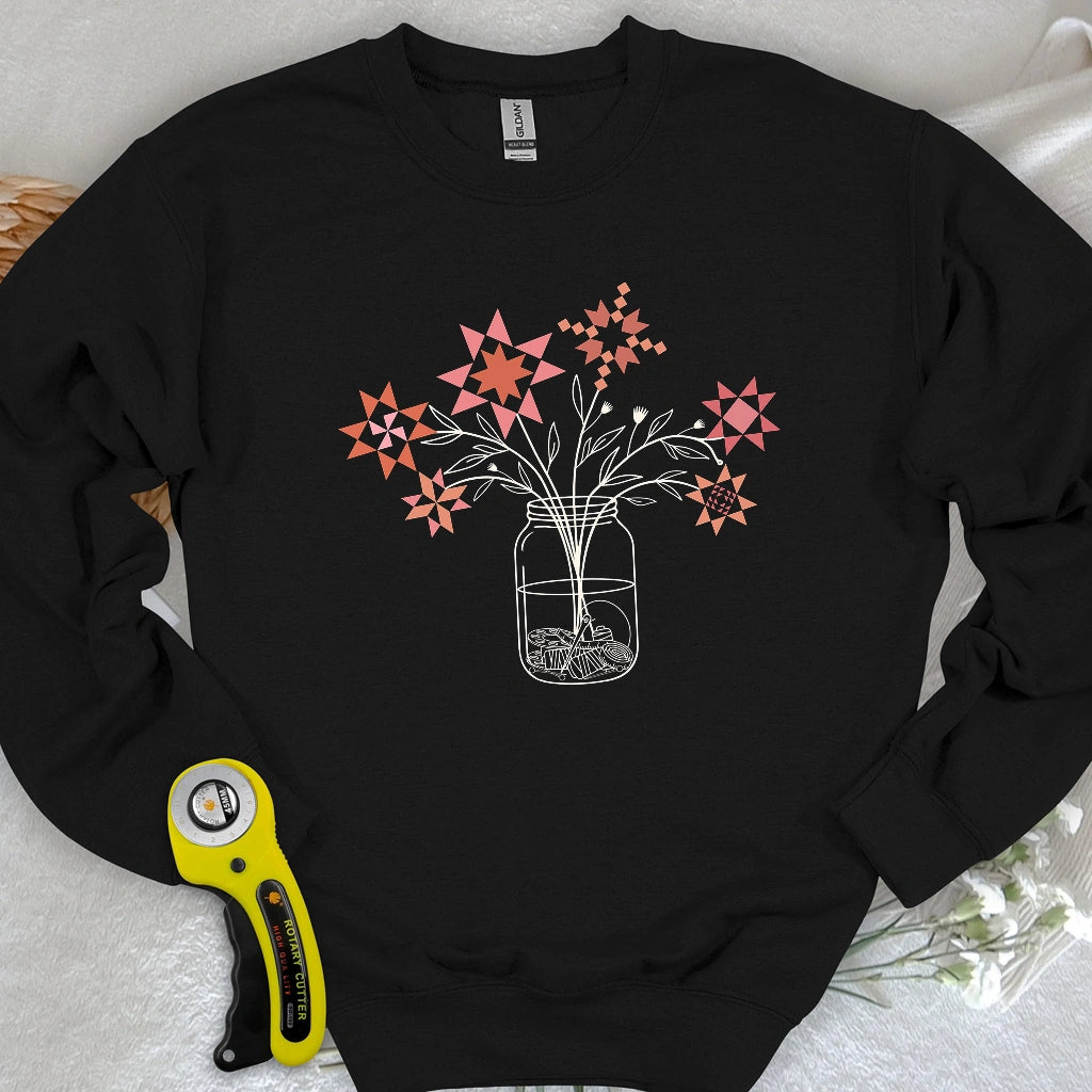 Patchwork Posy Jar Sweatshirt