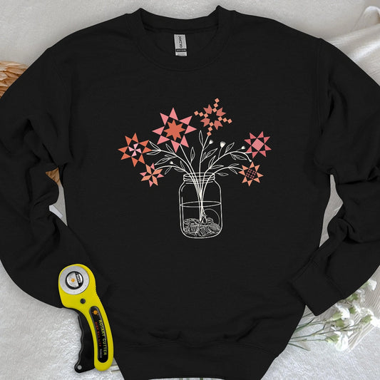 Patchwork Posy Jar Sweatshirt