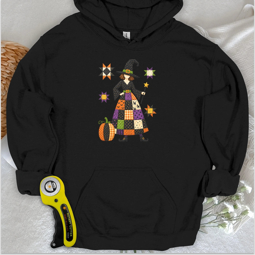 Patchwork Quilt Witch Hoodie