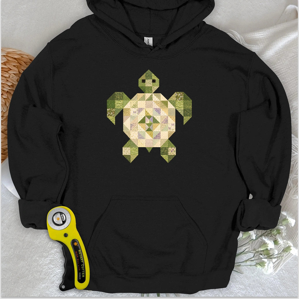 Patchwork Turtle Hoodie