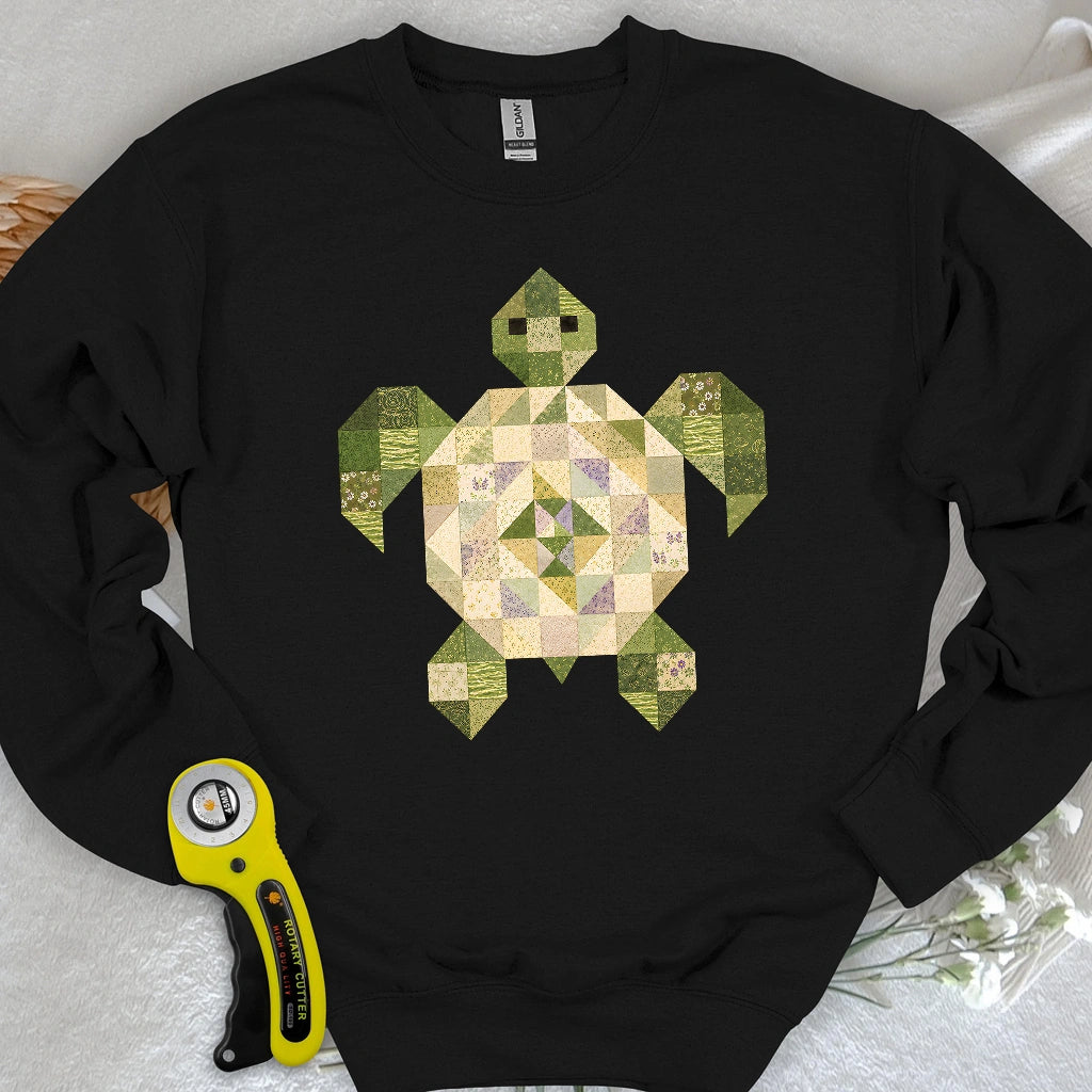 Patchwork Turtle Sweatshirt
