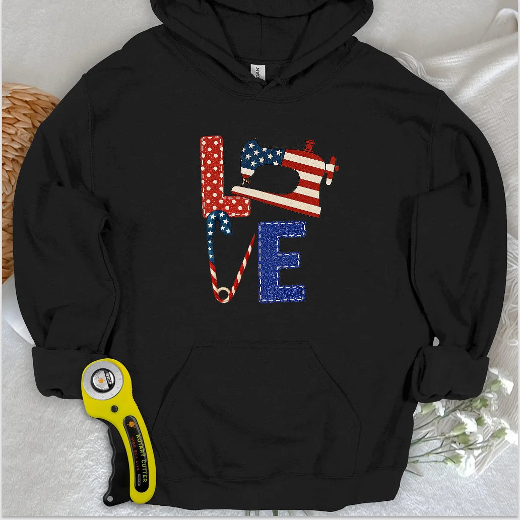 Patriotic Sewist Hoodie