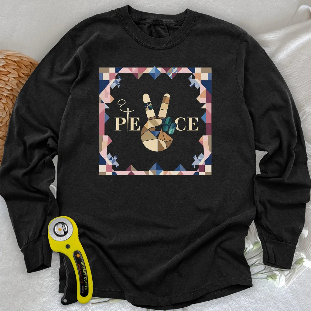 T-shirt manches longues Piece & Peace