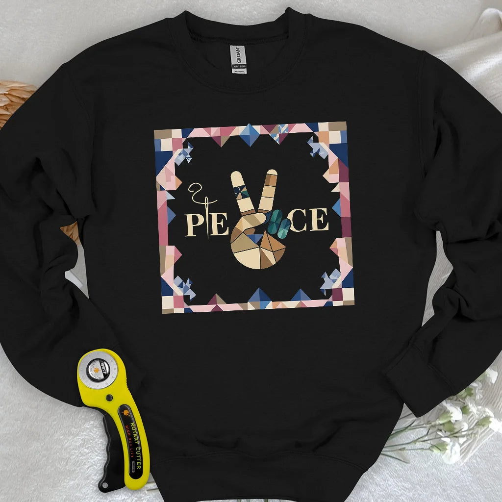 Sweat-shirt Piece & Peace