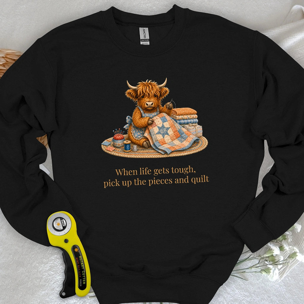 Pieces and Quilt Sweatshirt