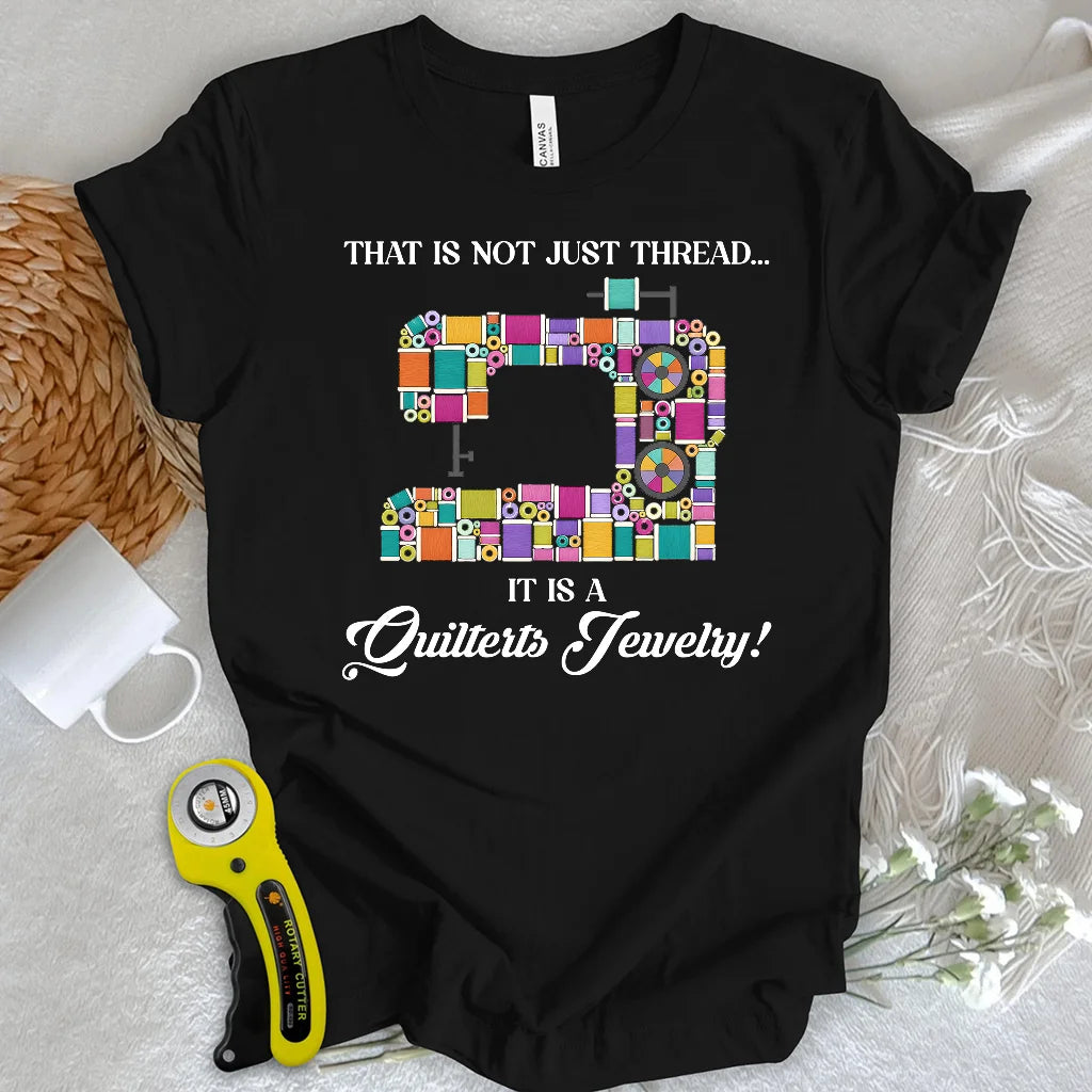 Powered by Sewing Machine & Thread T-shirt
