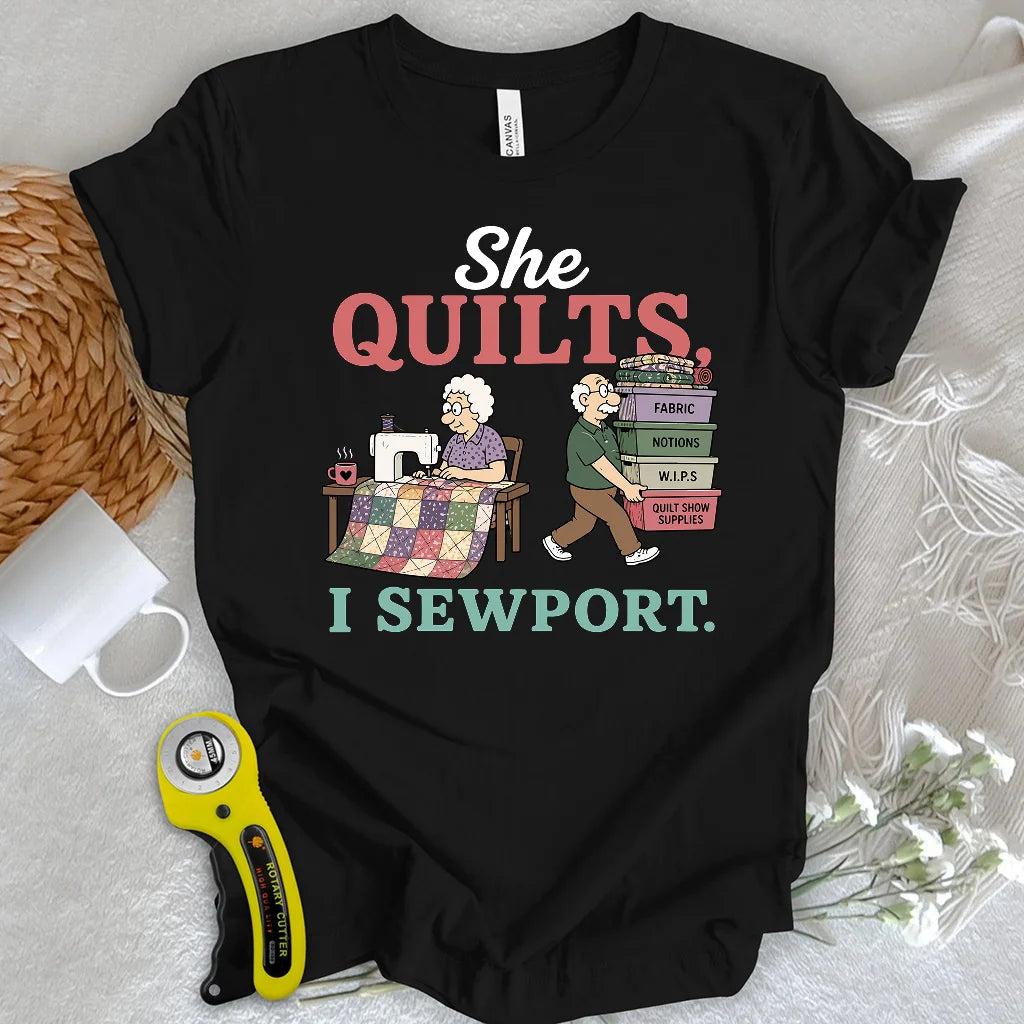Proud Quilt Husband T-shirt