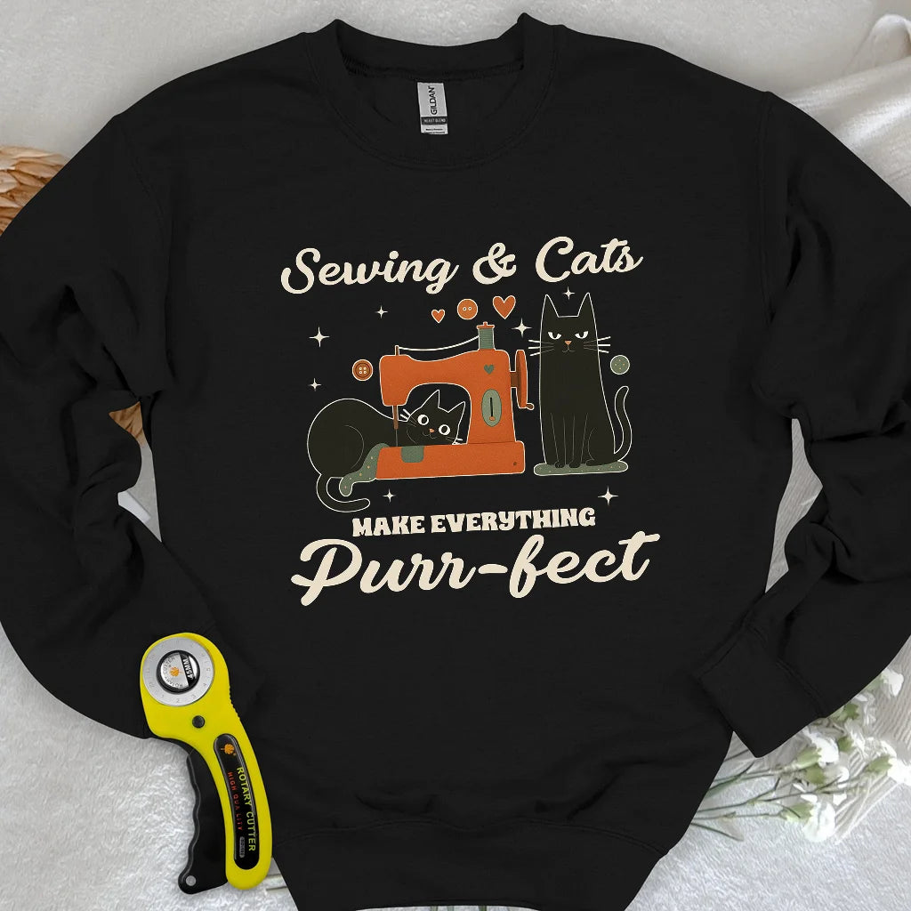 Purr-fect Sewing Sweatshirt