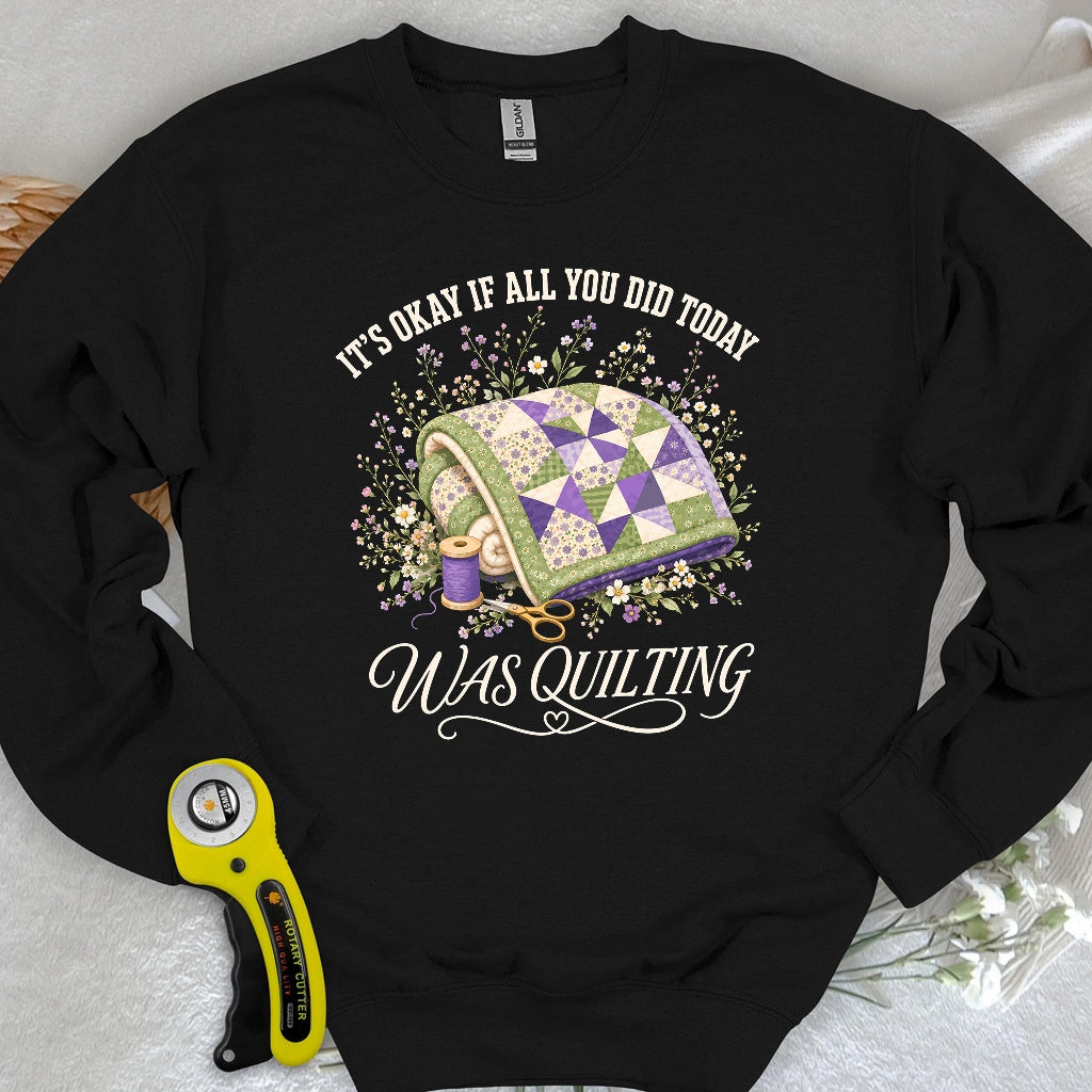 Quilt All Day Sweatshirt