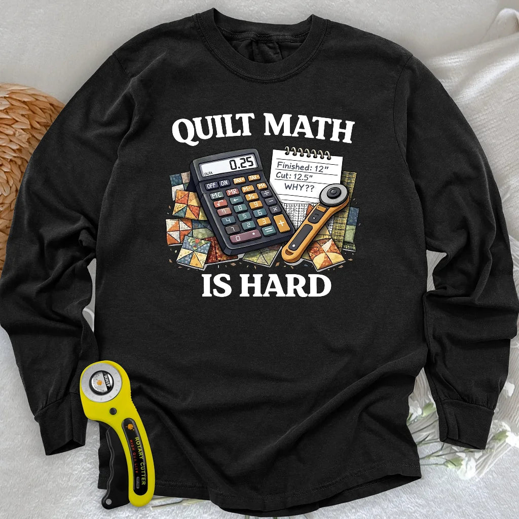 Quilt Math Survivor Long Sleeve T-shirt