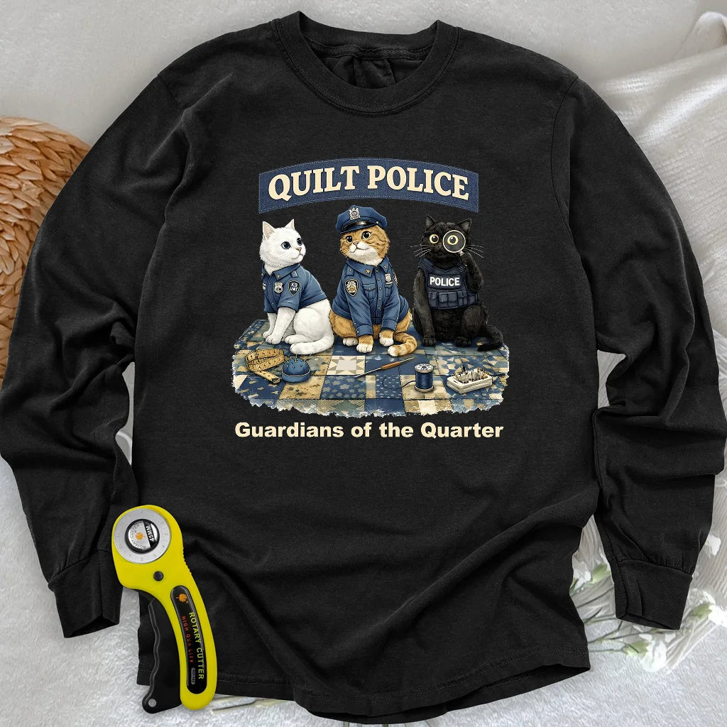 Quilt Police Long Sleeve T-shirt