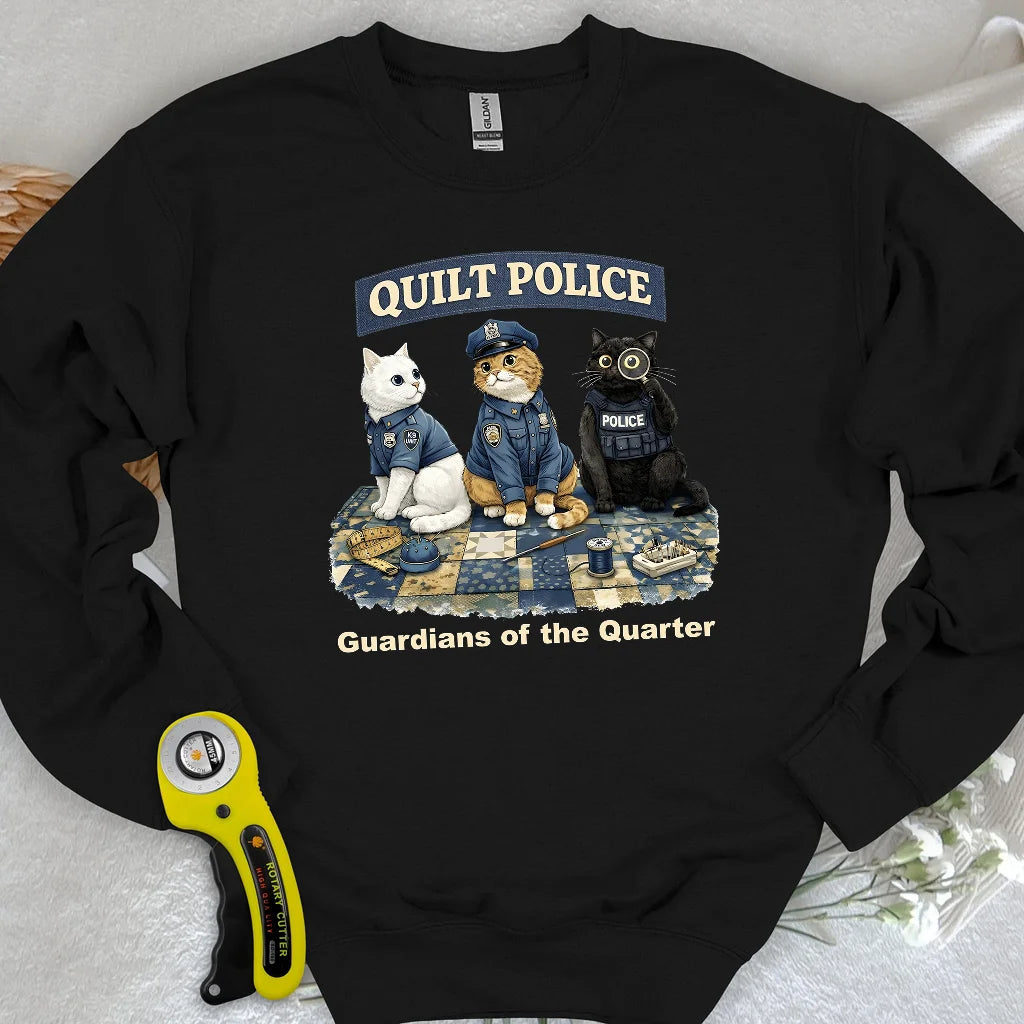 Quilt Police Sweatshirt