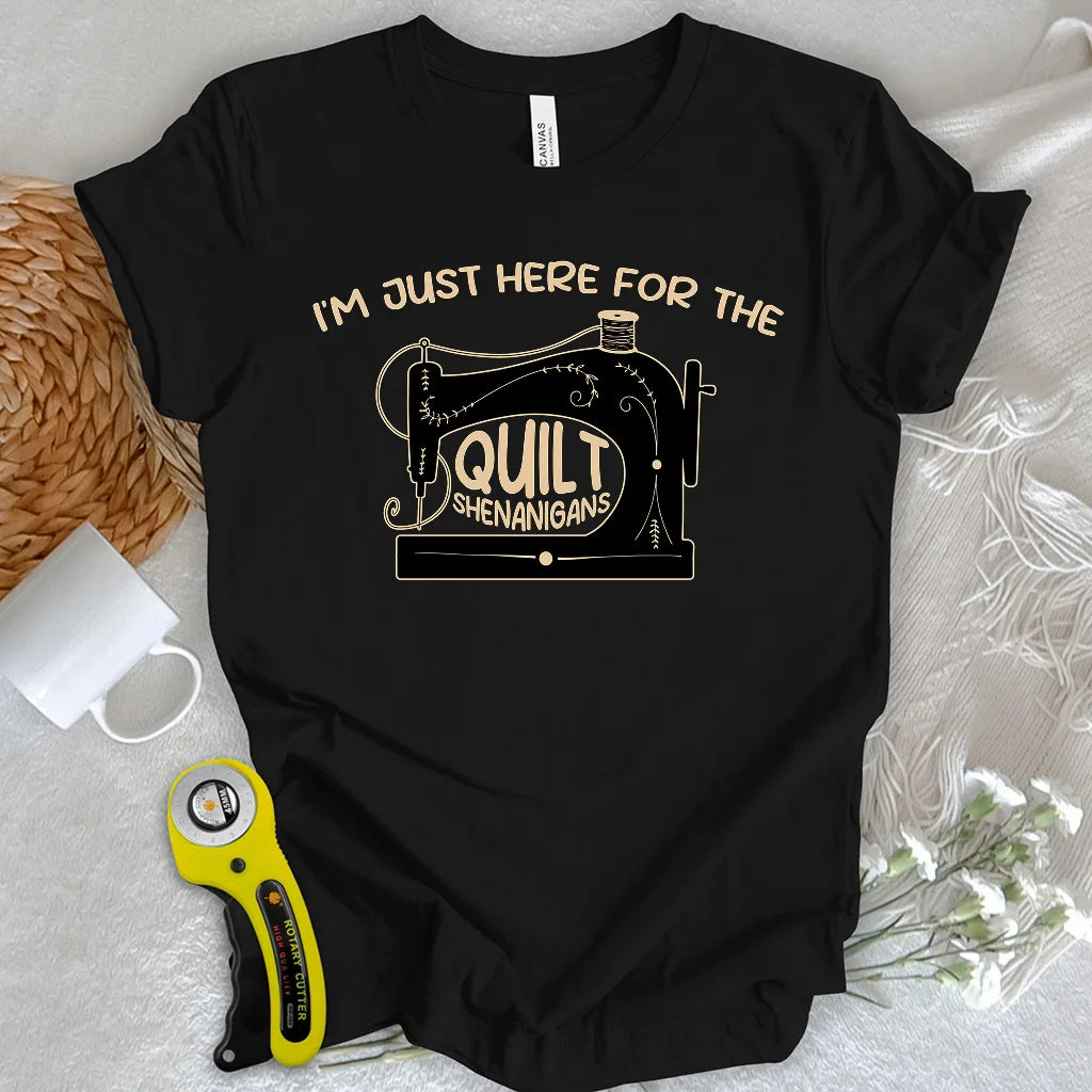 T-shirt "Quilting et Bêtises"