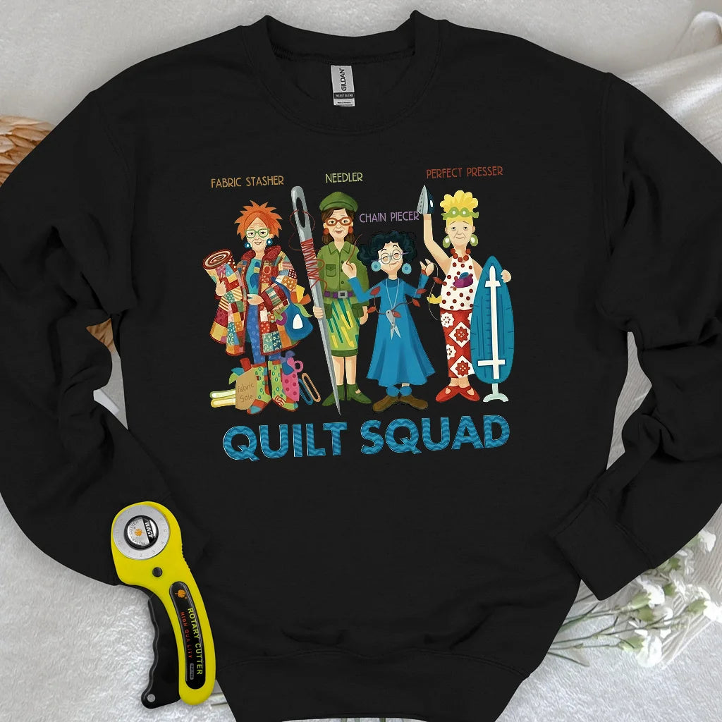 Steppdecken-Squad-Sweatshirt
