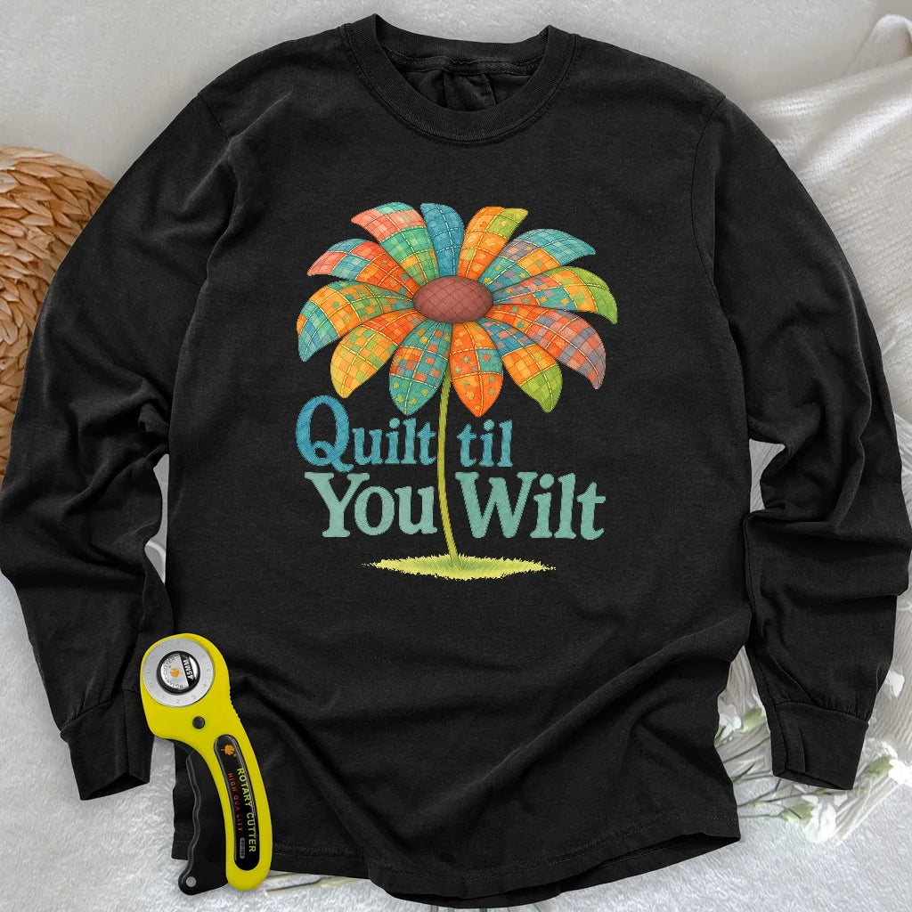 T-shirt à manches longues Quilt Wilt