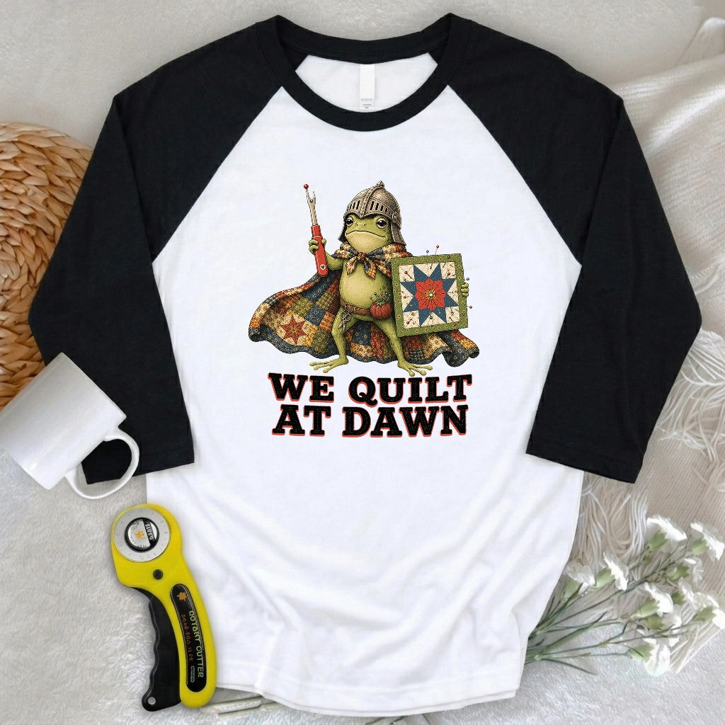 Quilt at Dawn 3/4 Sleeve T-shirt
