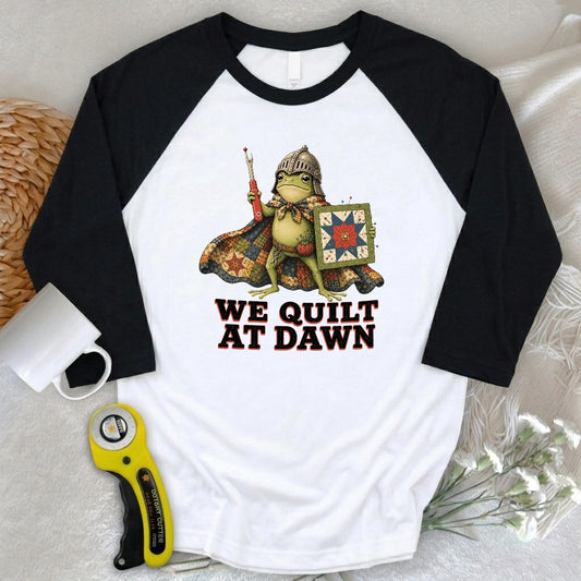 Quilt at Dawn 3/4 Sleeve T-shirt
