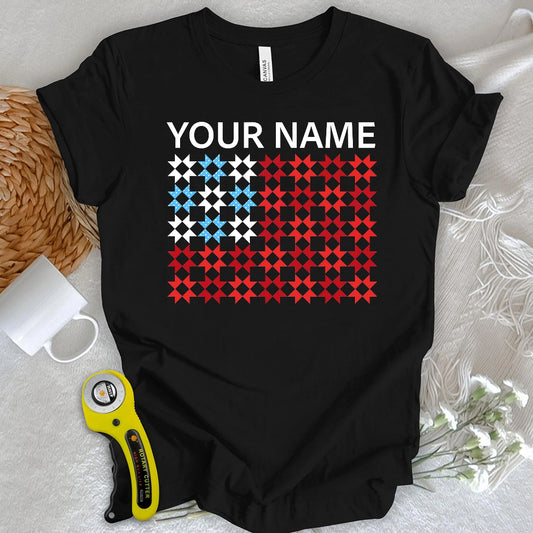 "Custom Name" Quilted Tribute T-shirt