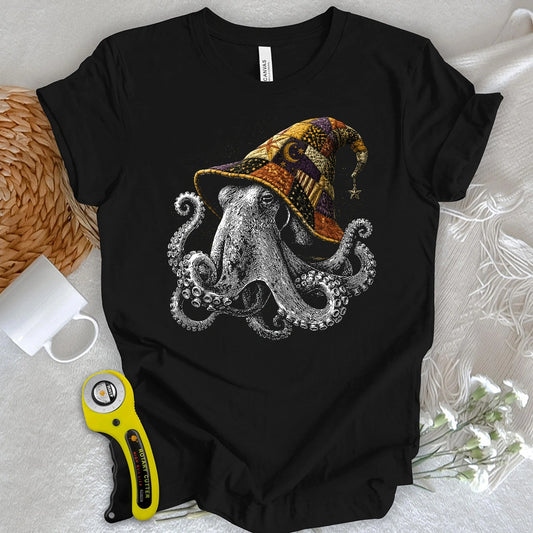 Quilted Witch Octopus T-shirt
