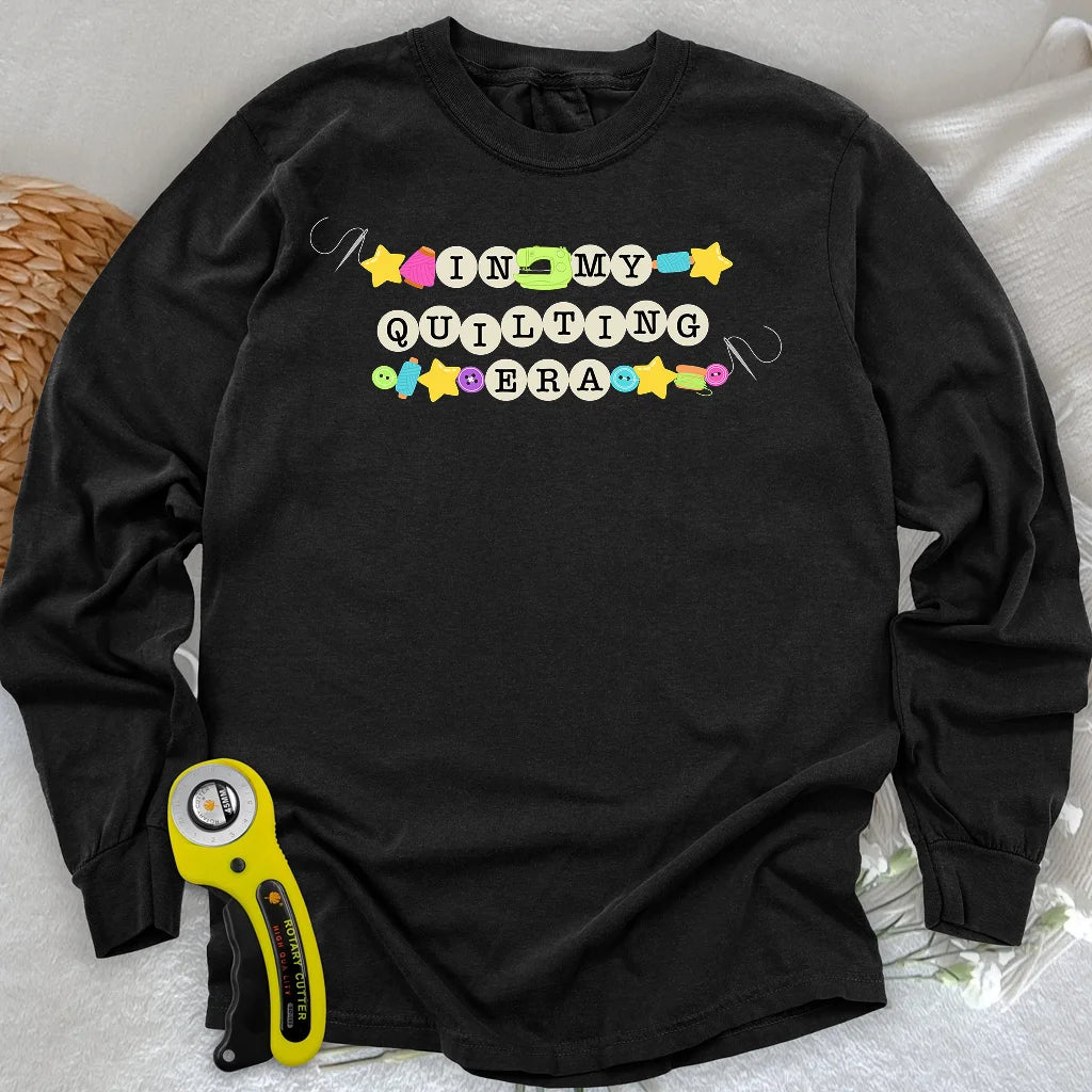 T-shirt matelassé à manches longues avec bracelet