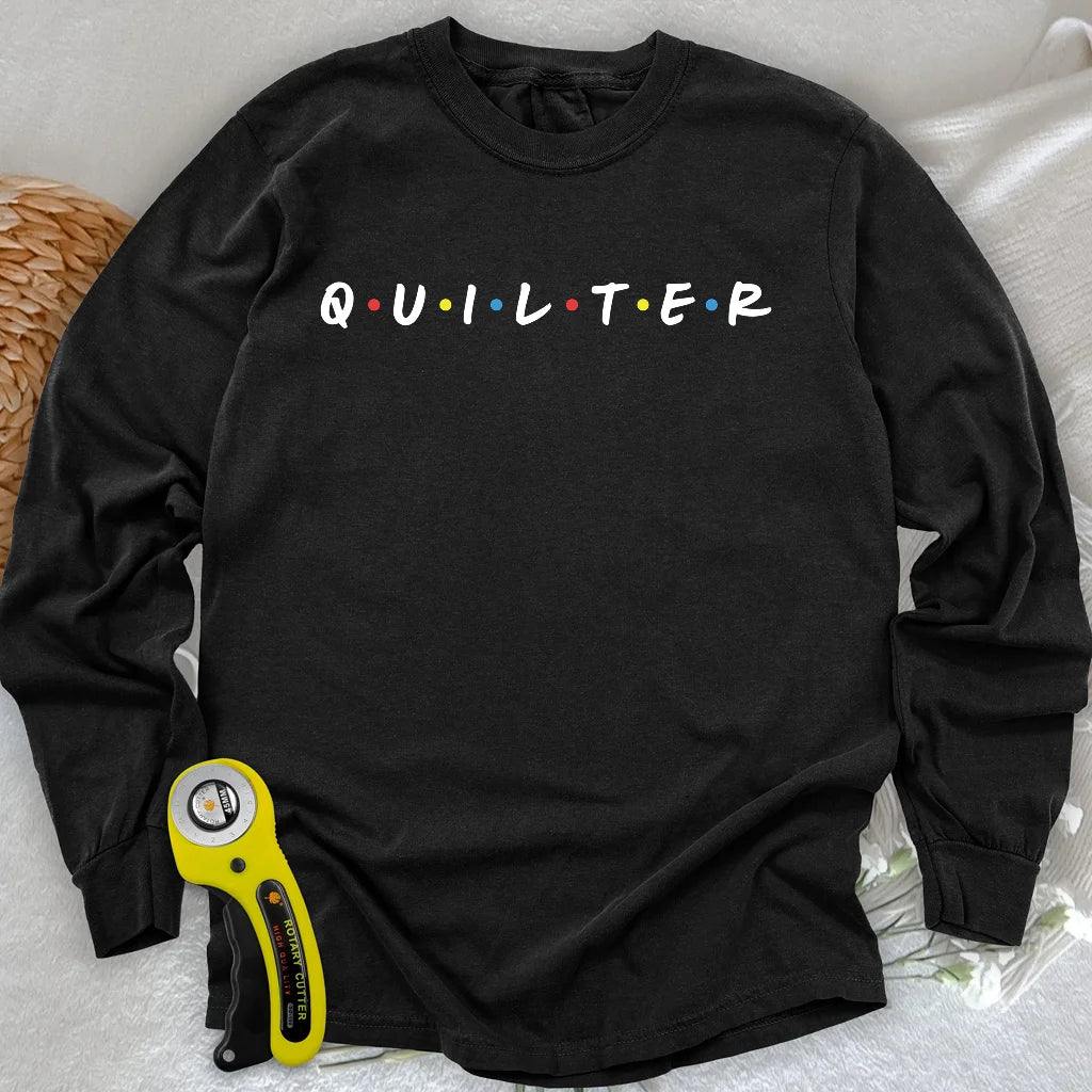 Quilter-Freunde Langarm-T-Shirt
