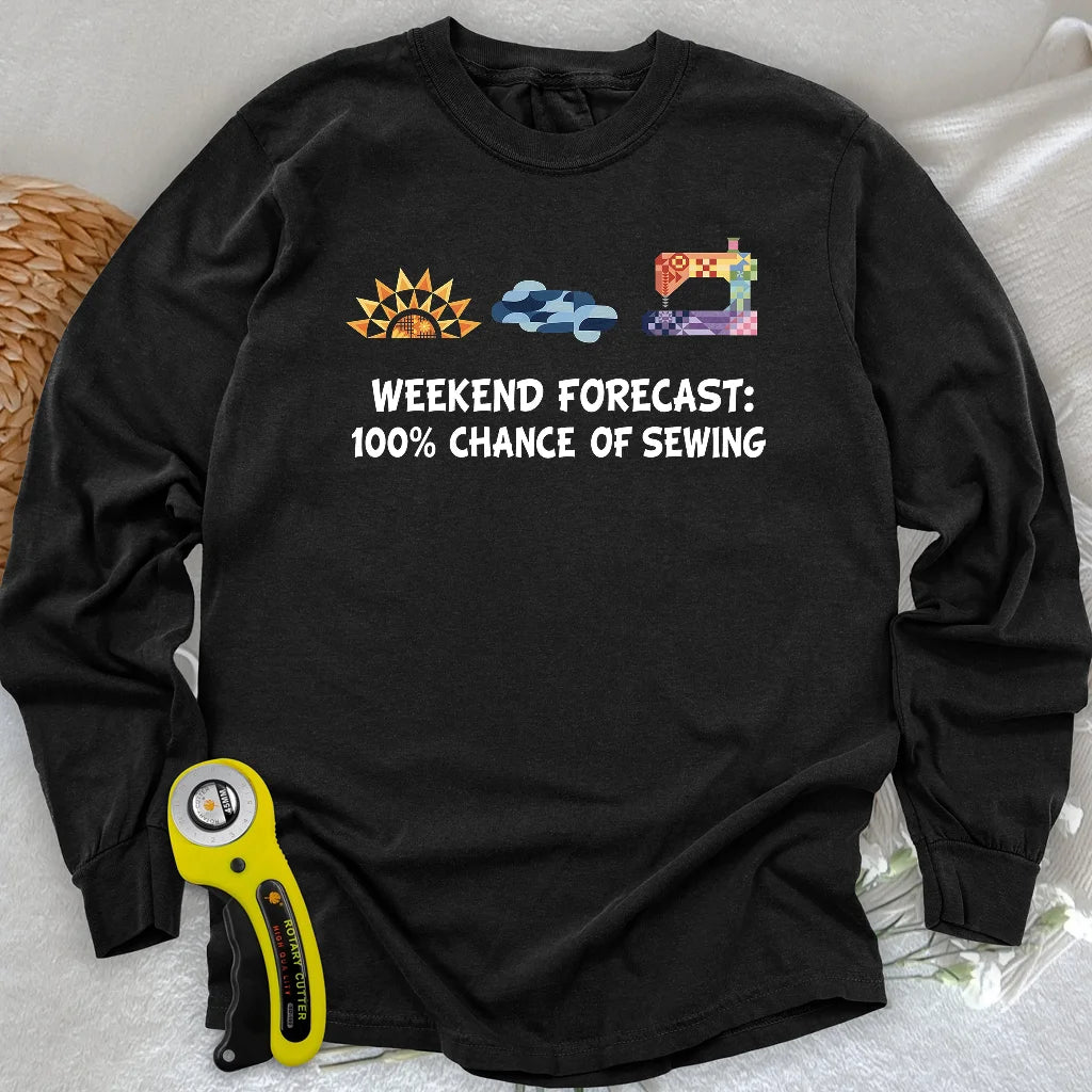 T-shirt à manches longues Quilter Weekend Forecast
