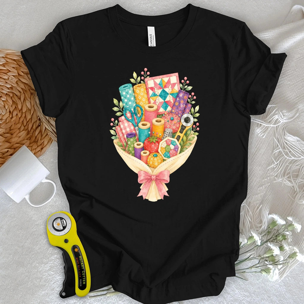 Quilter's Bouquet T-shirt