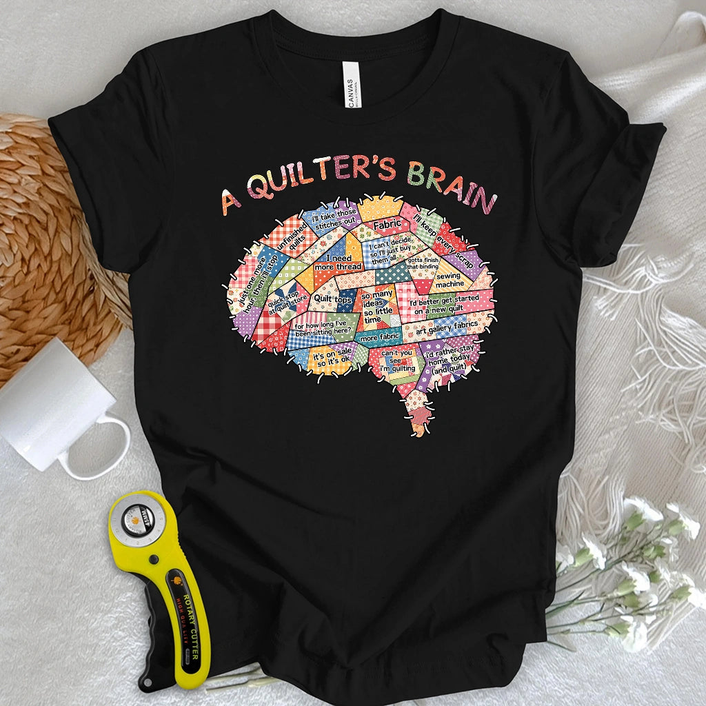 Quilter's Brain T-shirt