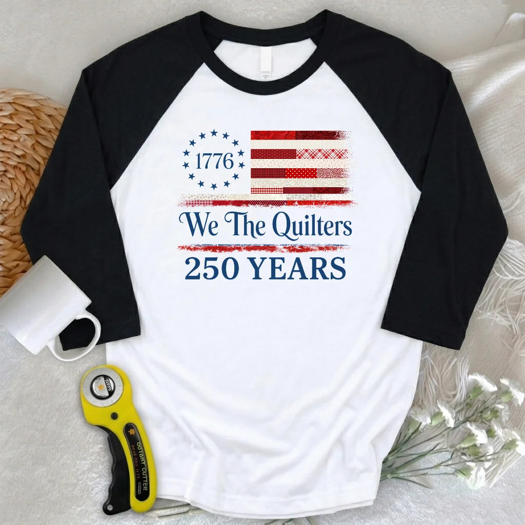 Quilters of Liberty 3/4 Sleeve T-shirt