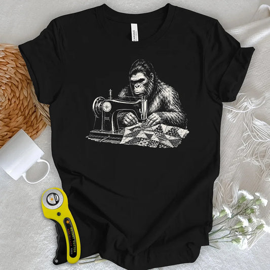 Quilting Bigfoot T-shirt