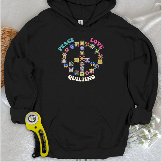 Quilting Brings Peace Hoodie
