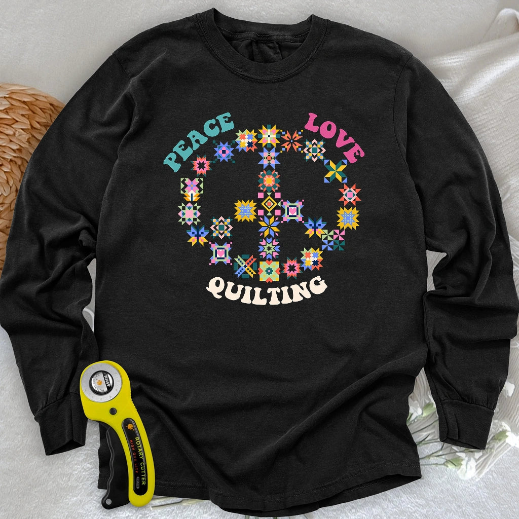 Quilting Brings Peace Long Sleeve T-shirt