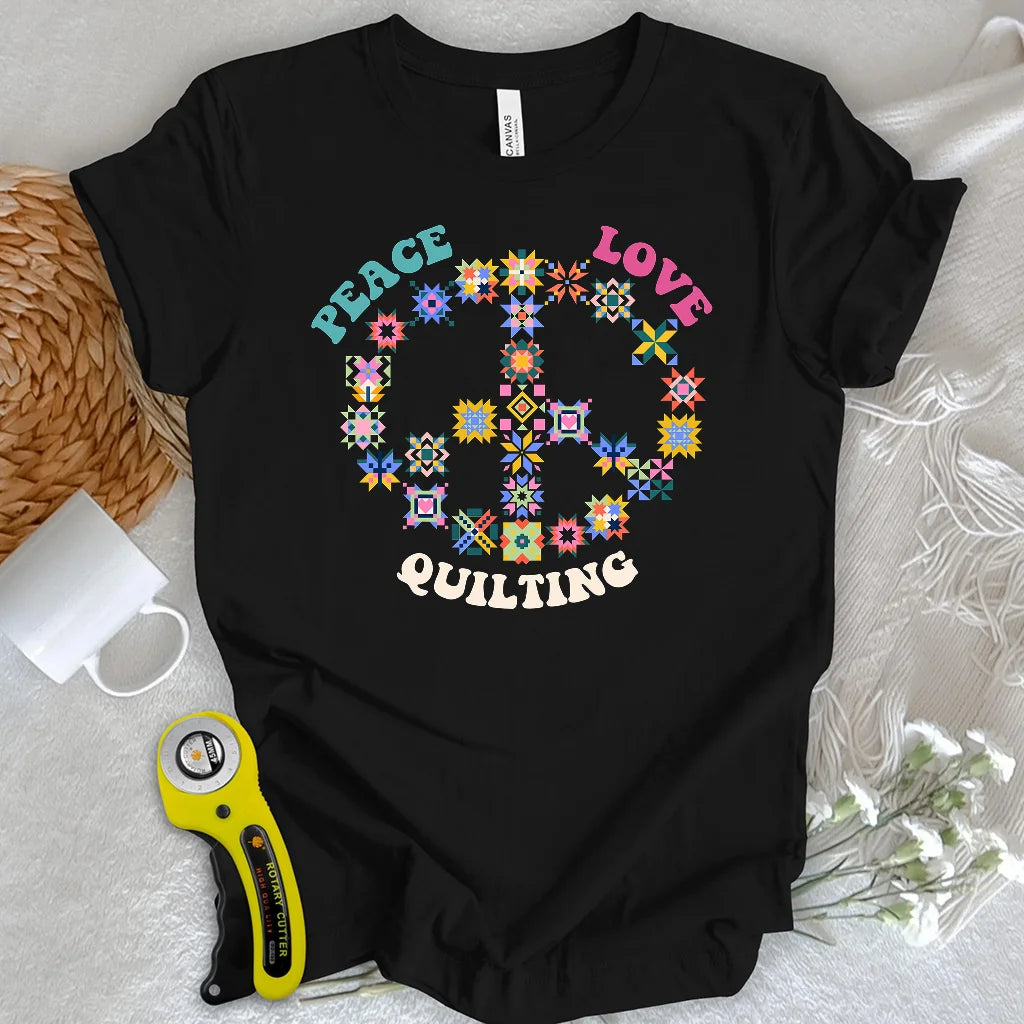 Quilting Brings Peace T-Shirt
