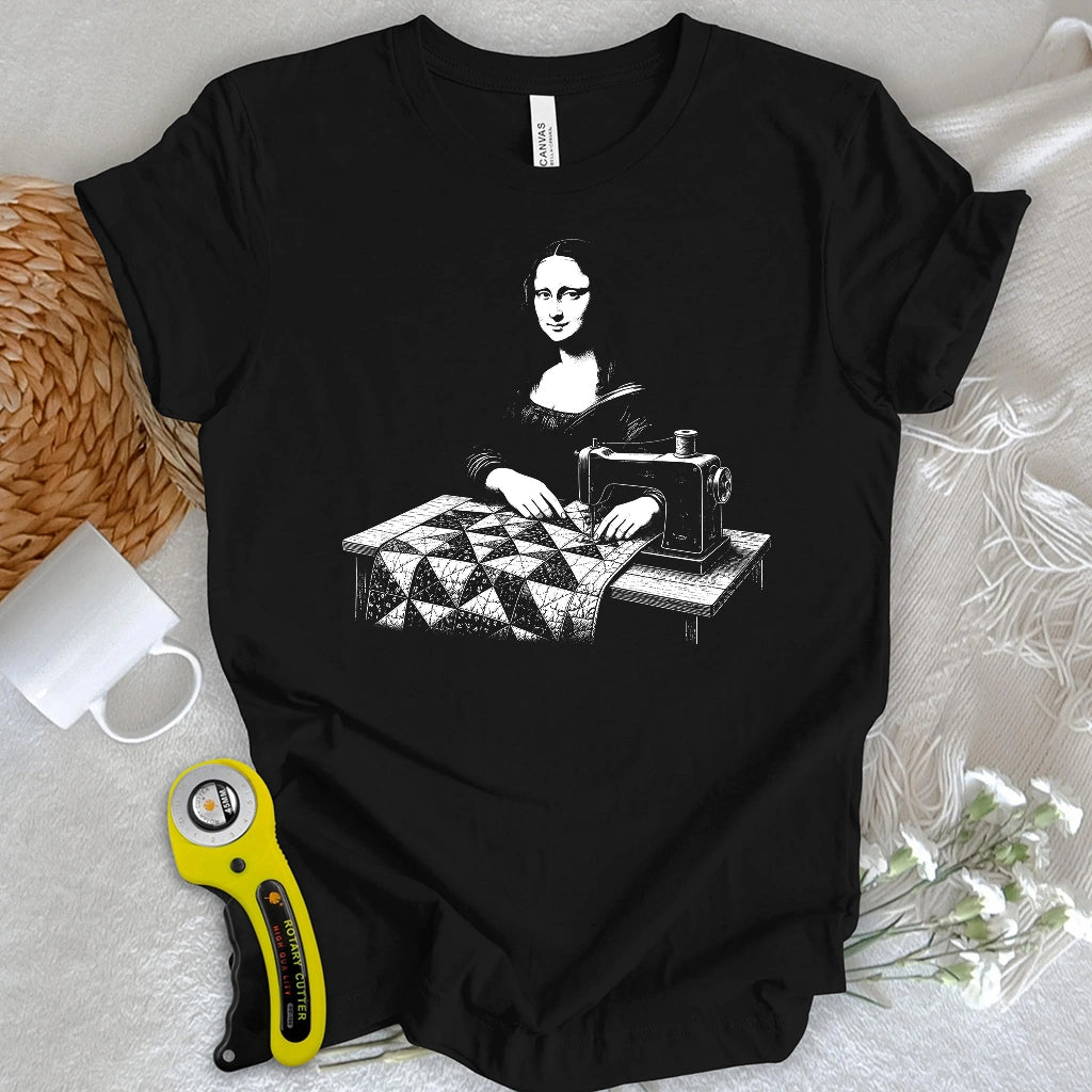 Quilting Mona Lisa T-shirt