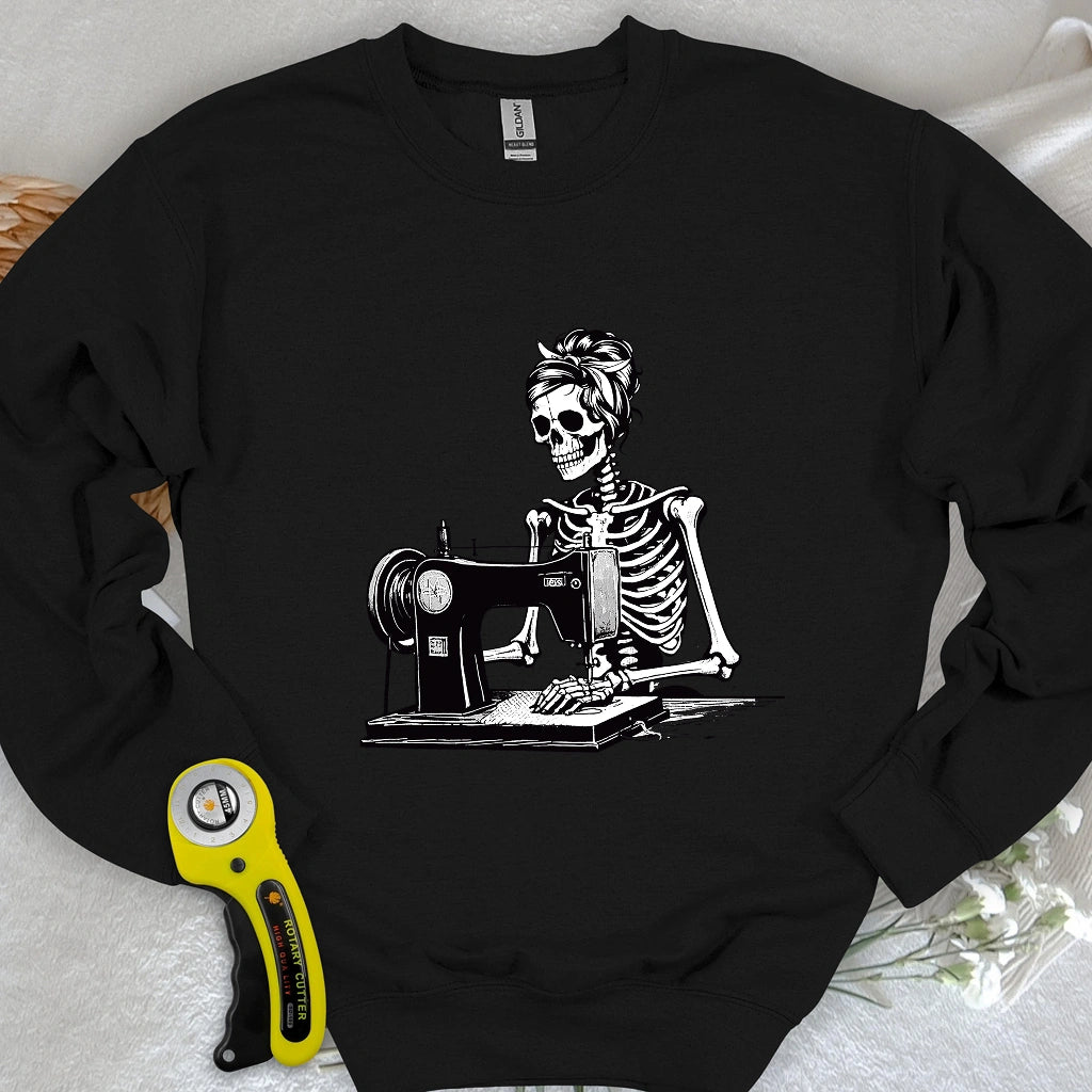 Quilting Skeleton Sweatshirt