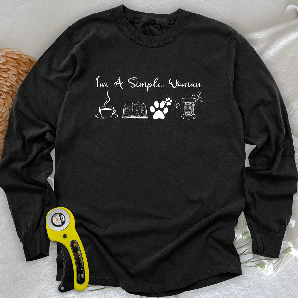 T-shirt à manches longues pour femme – Motif matelassage