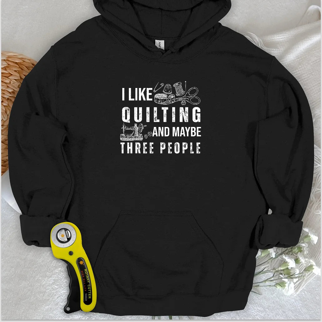Quilting & 3-Personen Hoodie