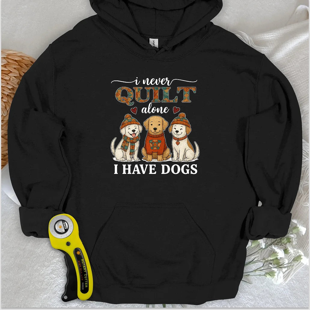 Quilting with Paws Hoodie