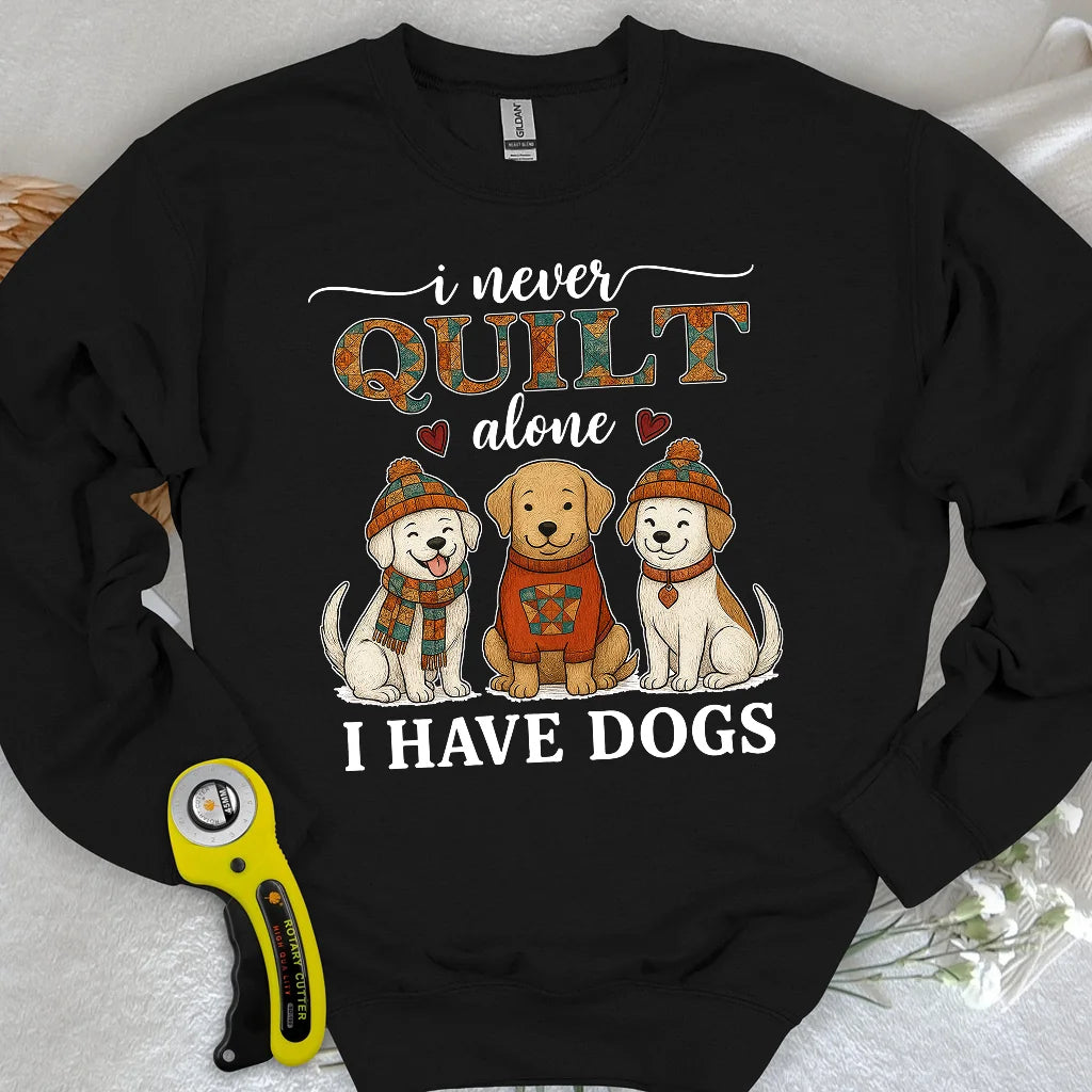 Quilting with Paws Sweatshirt