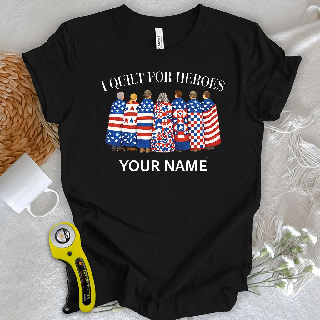 "Custom Name" Quilts of Honor T-shirt