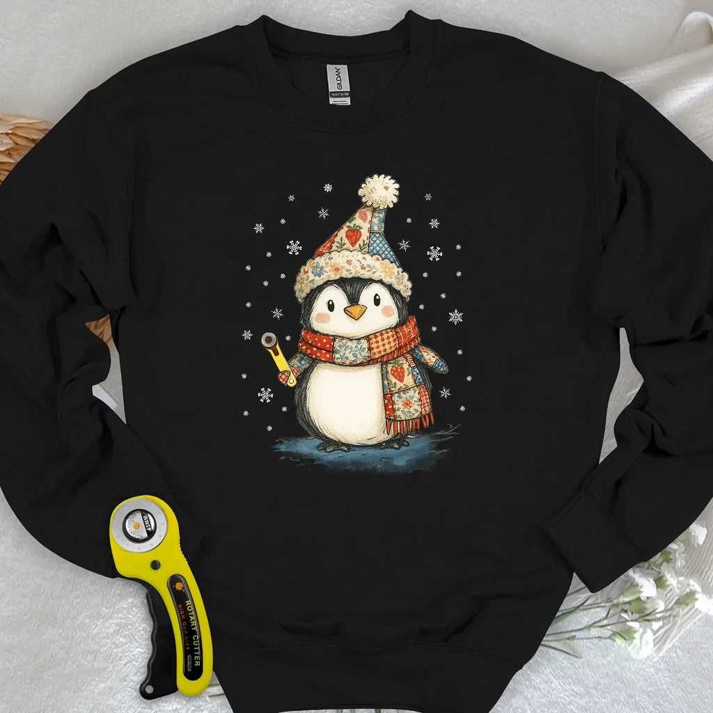 Quilty Little Penguin Sweatshirt